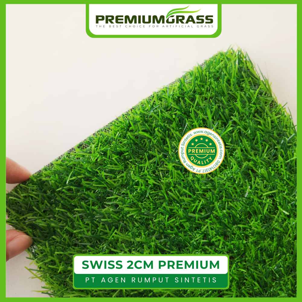 Jual Rumput Sintetis Swiss Mm Cm Tipe Premium Indoor Outdoor Harga