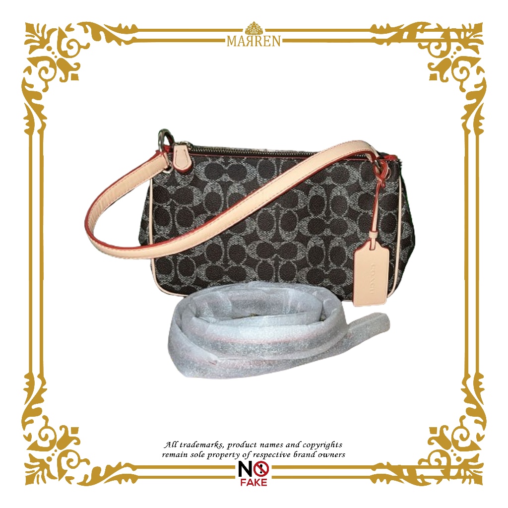 Jual COACH Charley Crossbody Bag in Signature Shopee Indonesia