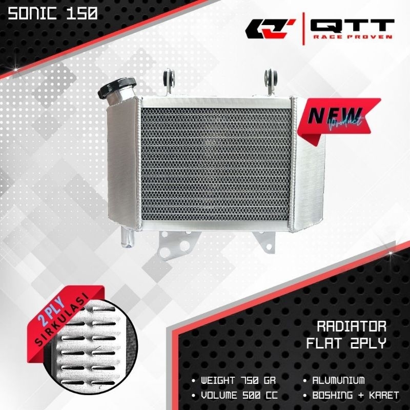 Jual RADIATOR ALMU BIG VOLUME QTT RACING NEW SONIK FI SONIK INJEKSI