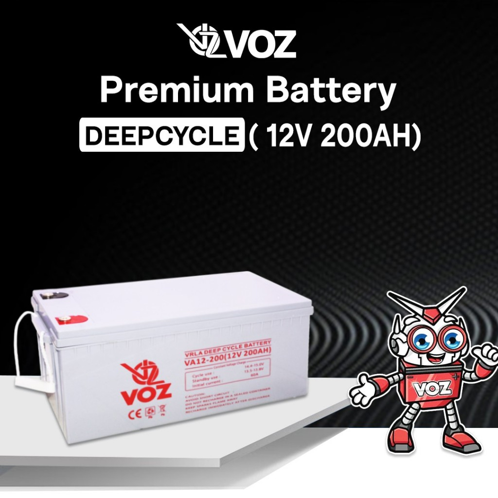 Jual Baterai Aki Kering Voz Deep Cycle 12v 200ah Batre Aki Kering Voz Deep Cycle 12v 200 Ah 1216