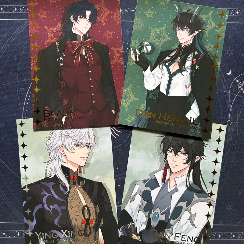 Jual Honkai Star Rail foil postcards Blade Dan Heng Danheng | Shopee ...