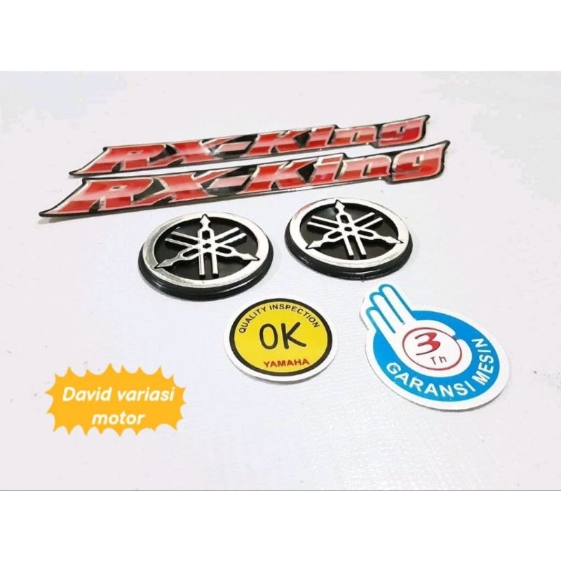 Jual Emblem rx king 2003 , 2004 , 2005 ,2006 Komplite High Quality ...