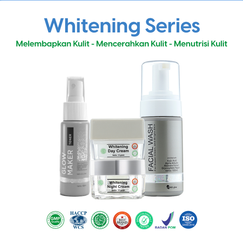 Jual Ms Glow Paket Wajah Whitening Shopee Indonesia