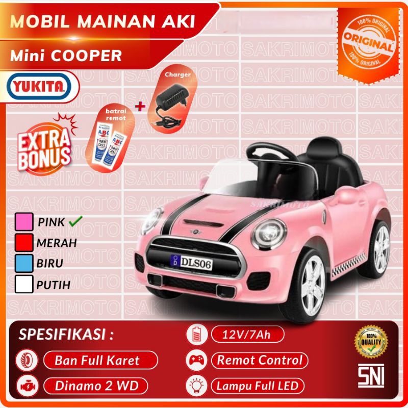 Jual mobil mainan aki mini cooper | Shopee Indonesia