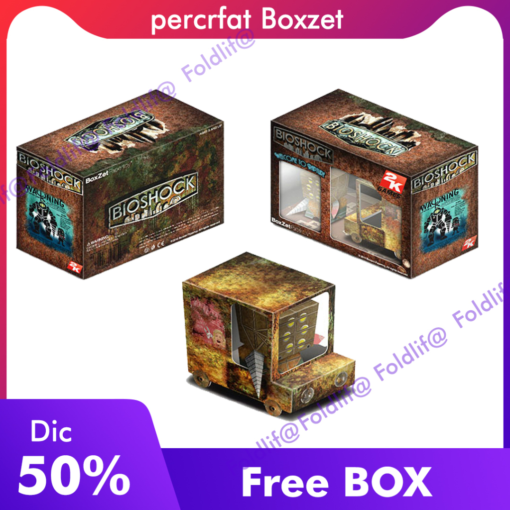 Jual DIY Papercraft Lembar Kertas Pola boxzet Bioshock | Shopee Indonesia