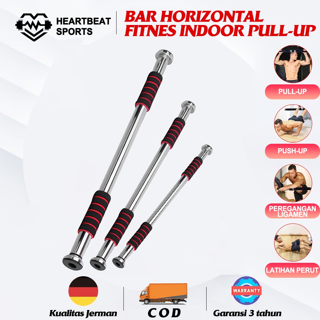 Jual Heartbeat - 82-130CM Door Chining Bar/Door Chin Up - Pull Up /Pull ...