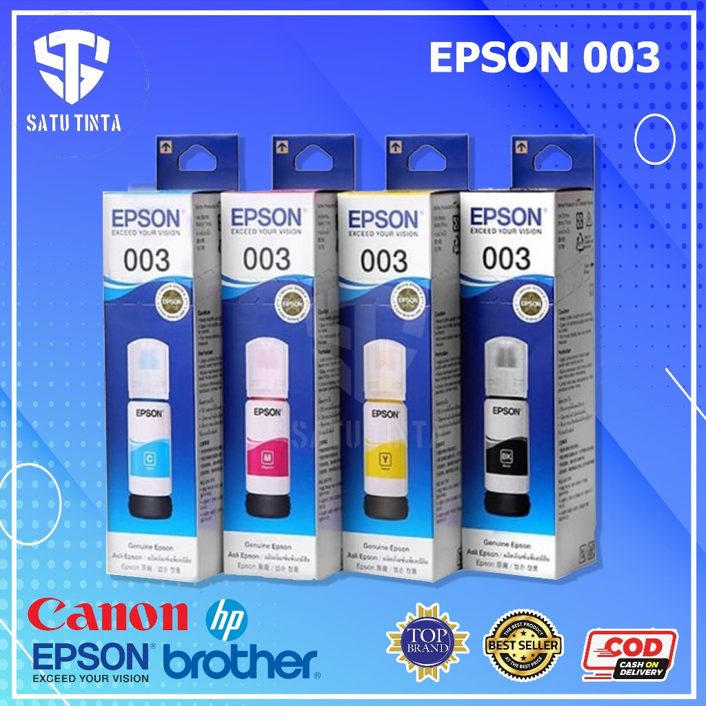 Jual Tinta Epson 003 For L1110 L3100 L3101 L3110 L3150 L5190 Shopee Indonesia 9475