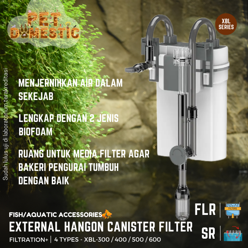 Jual EXTERNAL CANISTER HANG ON HANGING FILTER AQUARIUM GANTUNG SKIMER ...