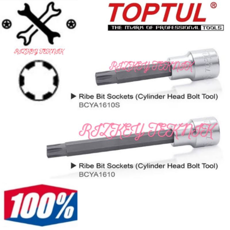Jual M10 RIBE BIT SOCKET FOR CYLINDER-HEAD BOLTS ON VW & AUDI ENGINES ...
