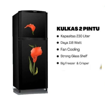 Jual Kulkas Pintu Sanken Skv Frd Liter Shopee Indonesia