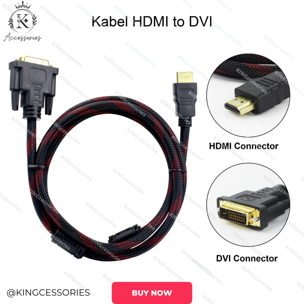 Jual Np Non Pack Kabel Data Adaptor Dvi To Hdmi Meter Best Cabel