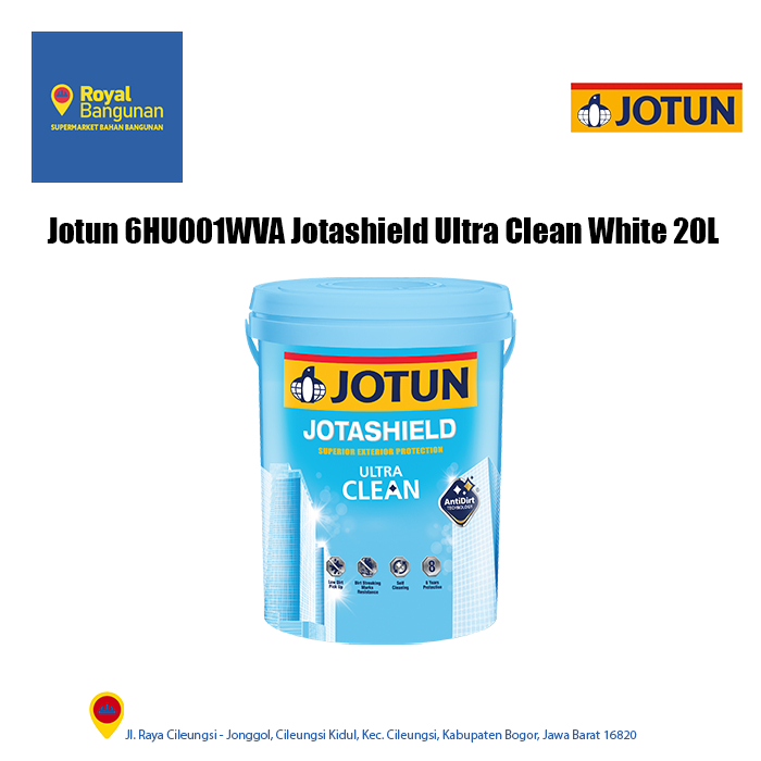 Jual Cat Tembok Eksterior Jotun 6hu001wva Jotashield Ultra Clean White 20l Shopee Indonesia 4893