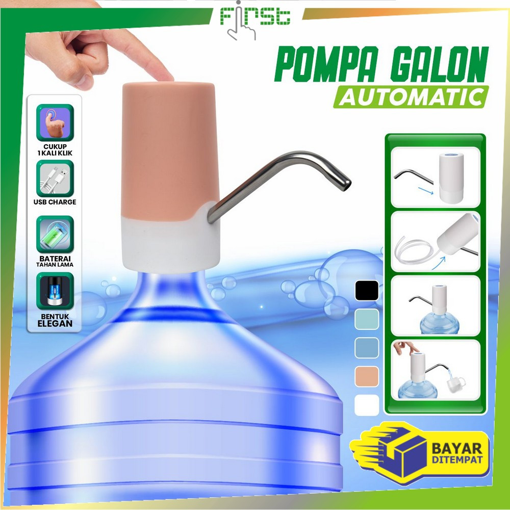 Jual Fh C739 Pompa Galon Automatic Elektrik Charge Usb Dispenser Air Minum Rechargeable Portable 9800