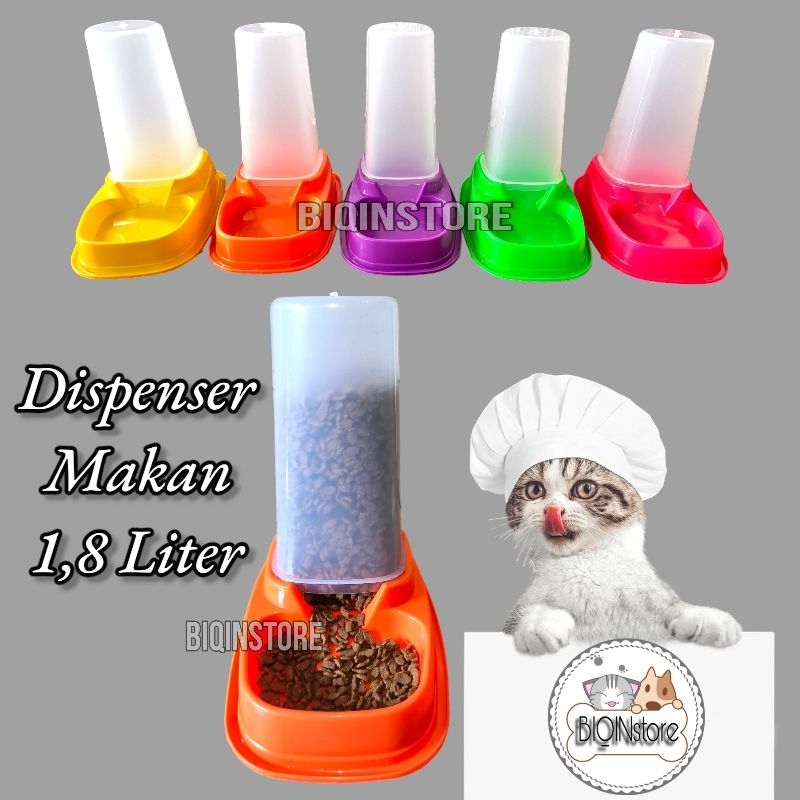 Jual Dispenser Makan Tempat Makan Otomatis Kucing Dan Anjing 1,8liter ...