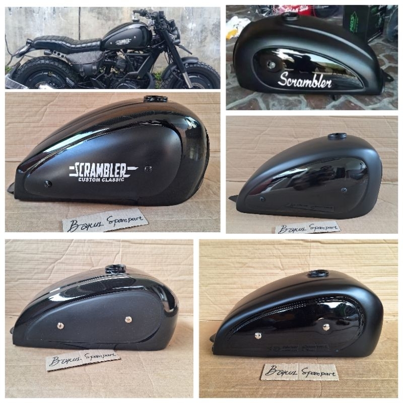 Jual Tangki Motor Custom Japstyle Scrambler Bratstyle Bobber Shopee