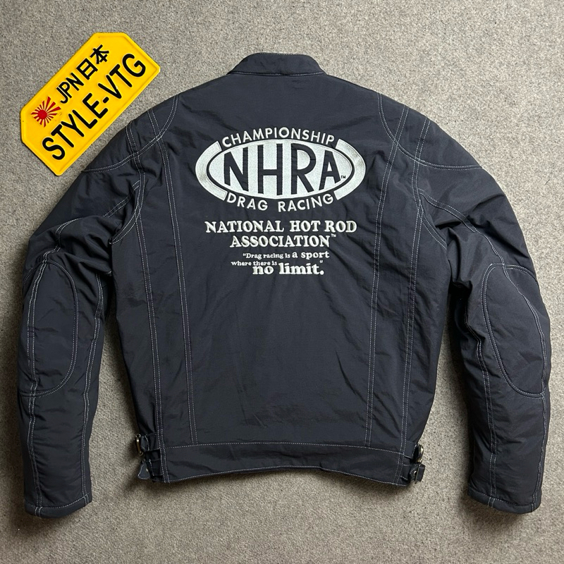 Jual nhra drag racing original jaket motor touring biker bkn yellow ...