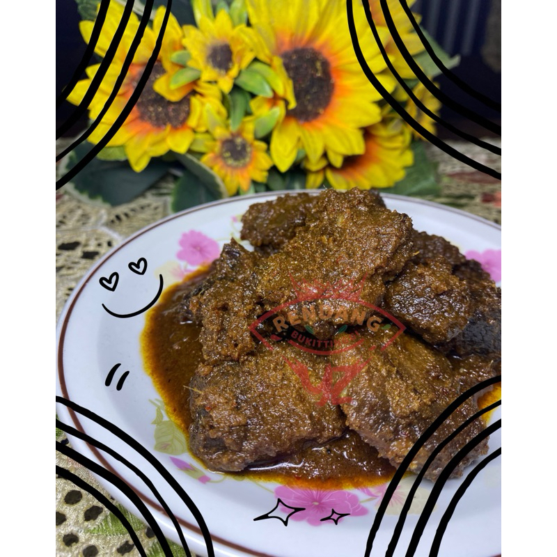 Jual Yz Rendang 250 Gr Rendang Daging Bukittinggirendang Asli Bukittinggirendang Homemade 