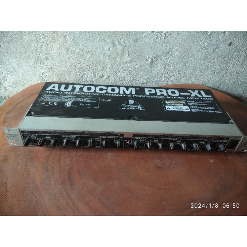 Jual compressor behringer Proxl mdx1600 bekas normal logo lama