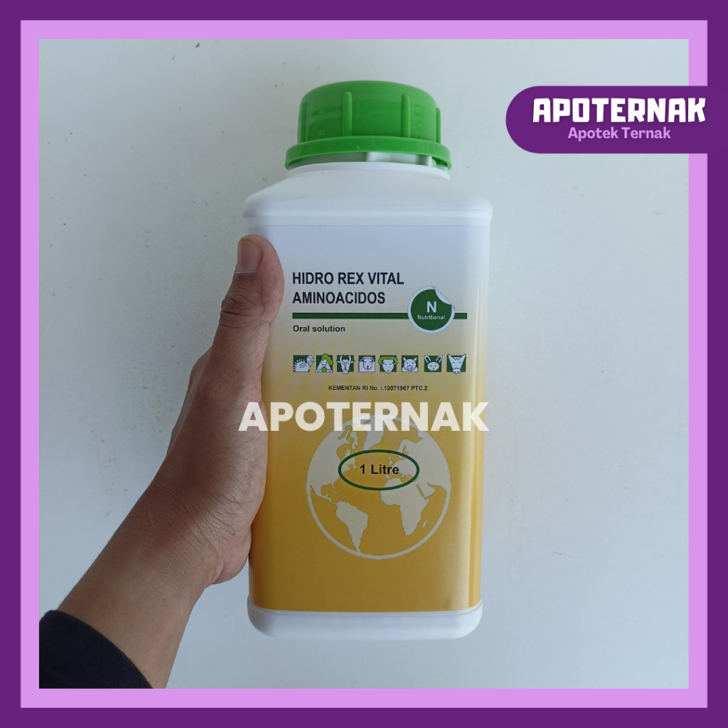 Jual HIDRO REX VITAL AMINOACIDOS 1 LITER - Multivitamin dan Asam Amino ...