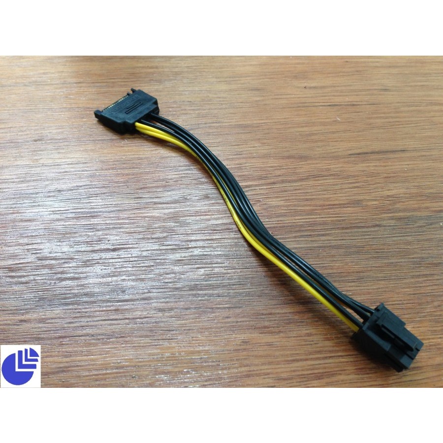 Jual Kabel Sata To 6 Pin Pcie Sata To Pcie Cable Shopee Indonesia 6404