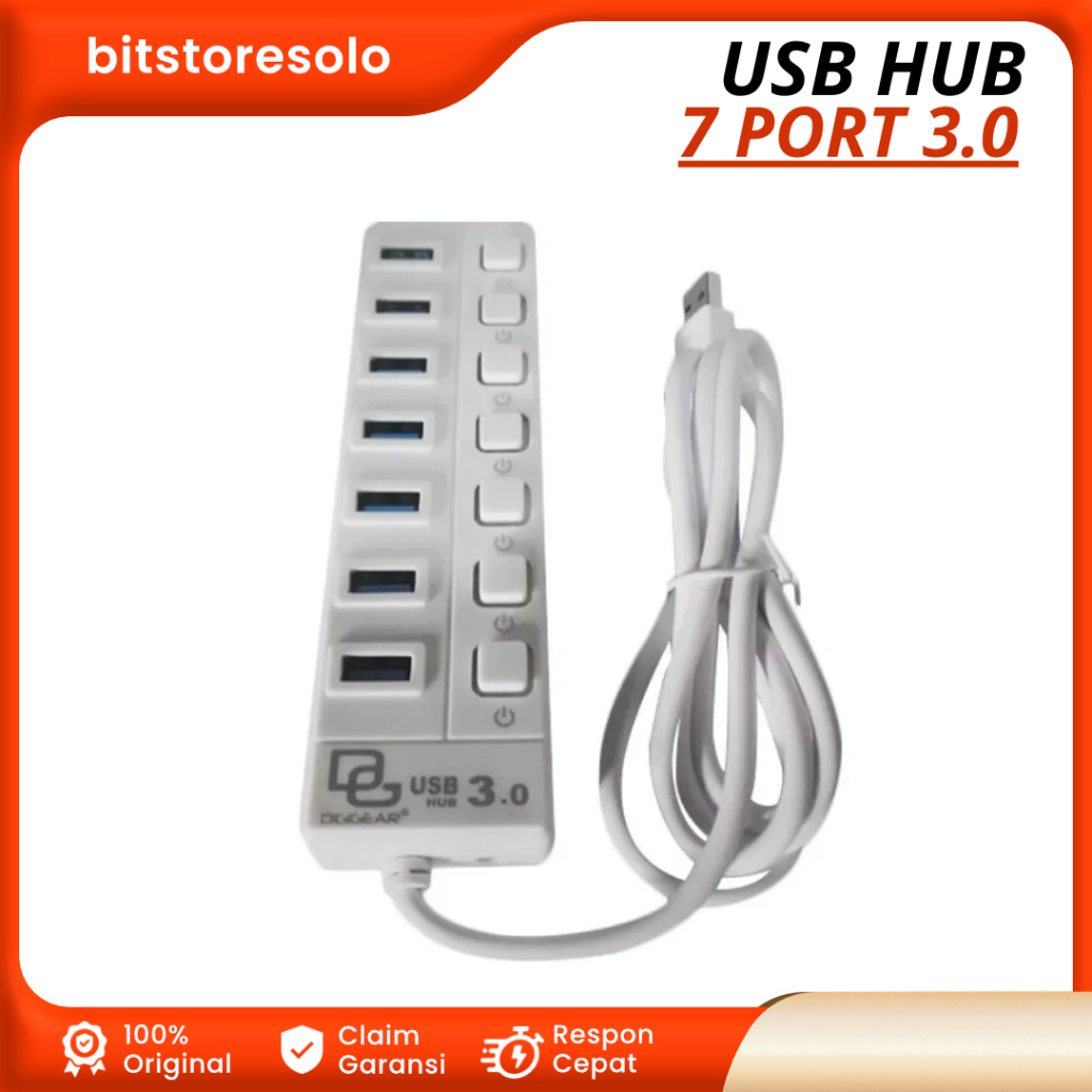 Jual Kabel Usb Hub 7 Port 3.0 DigiGear High Speed | Shopee Indonesia