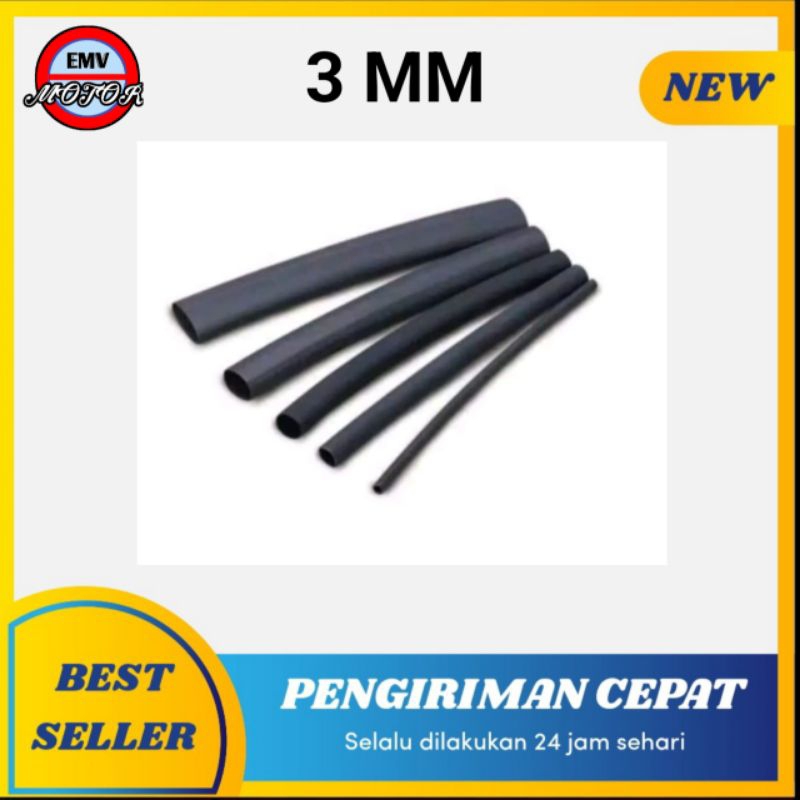 Jual Solasi Bakar , Selongsong Bakar ,heatshrink 3mm Harga Per 50 Cm ...