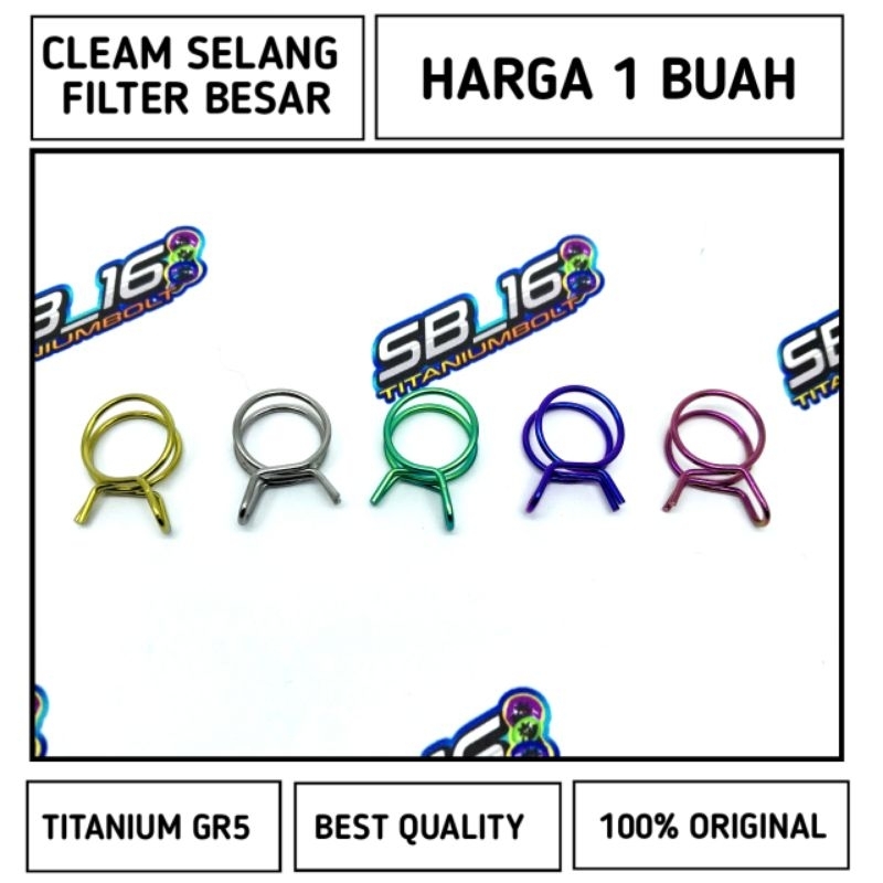 Jual CLEAM SELANG BENSIN DAN HAWA FILTER TITANIUM GR5 | Shopee Indonesia