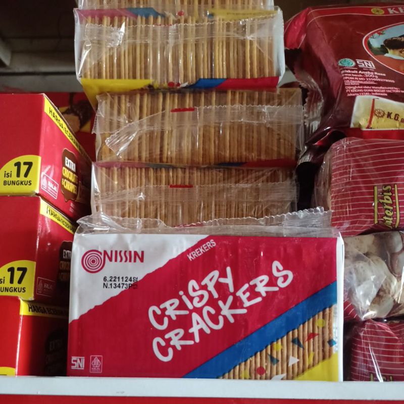 Jual Nissin Crispy Crackers 250gr Shopee Indonesia