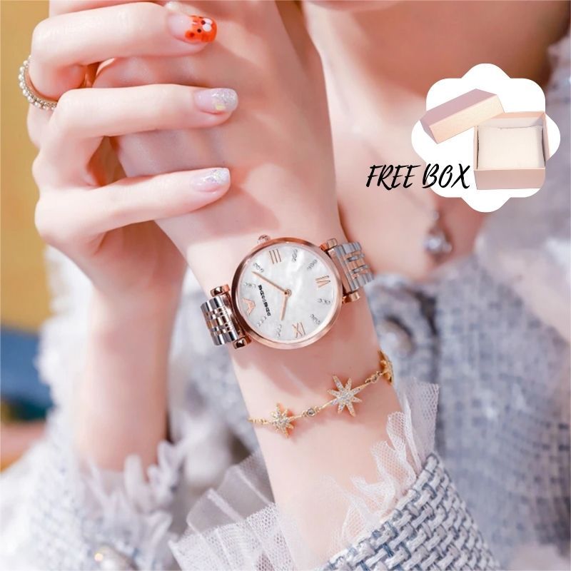 Jual Jam Tangan Wanita Berlian Original Anggun Santai Wanita Tali