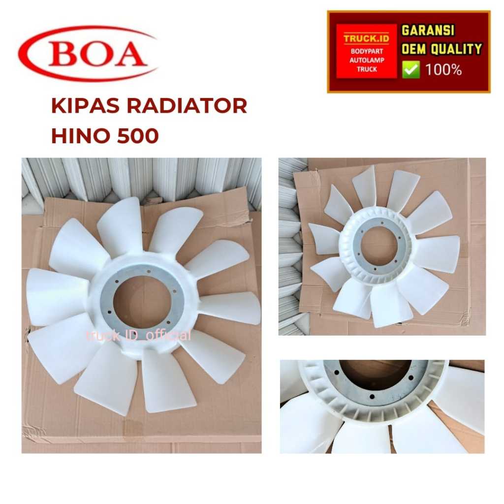 Jual KIPAS RADIATOR / FAN COOLING HINO 500 NEW RANGER - 10 DAUN ...
