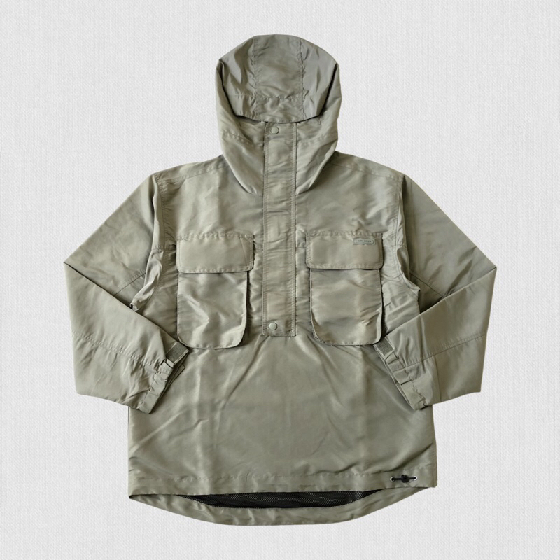 Jual Dig Deep Wear Double Big Pocket Smock Anorak Jacket Olive Green ...