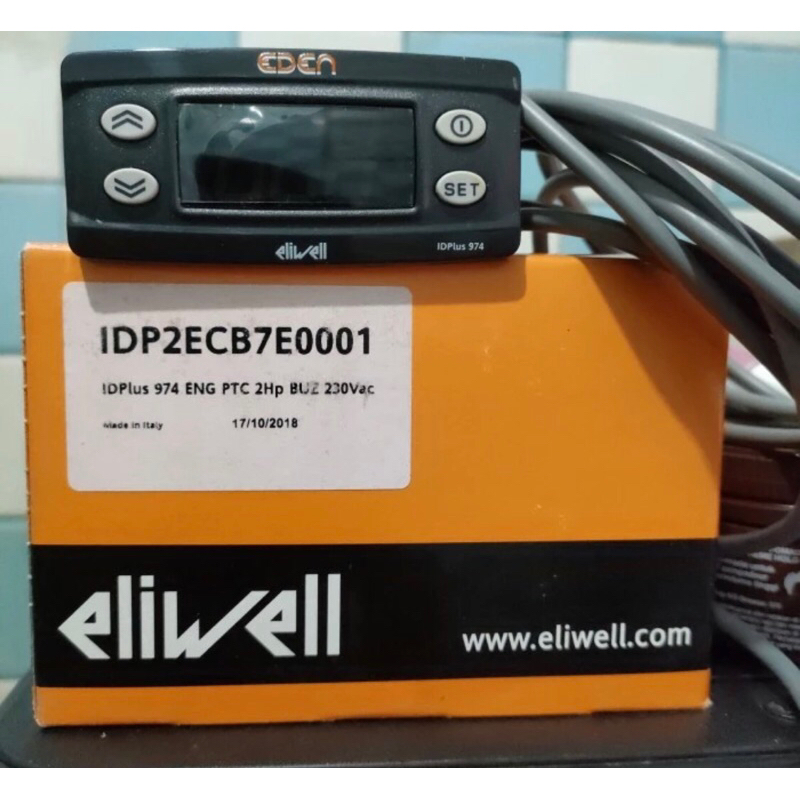 Thermostat Numérique Eliwell Id975lx - Pour Régulation De Température (Froid/Chaud) - 12V, 4 Sorties Relais - 2