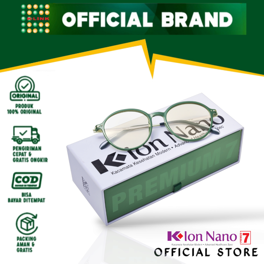 Jual kacamata k ion nano anti radiasi k ion nano premium 7 klink