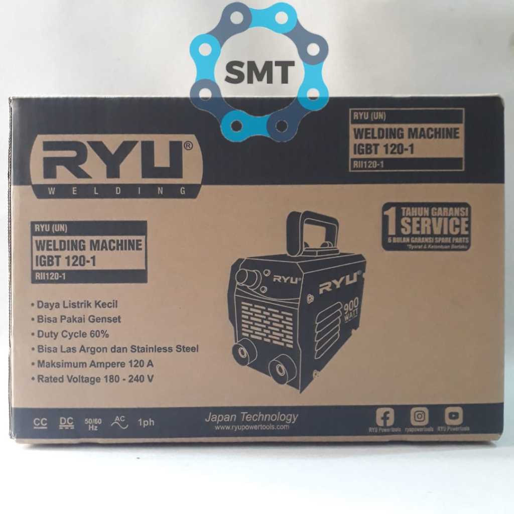 Jual Mesin Las Ryu 120 1 Rii120 1 Inverter Welding Machine Trafo