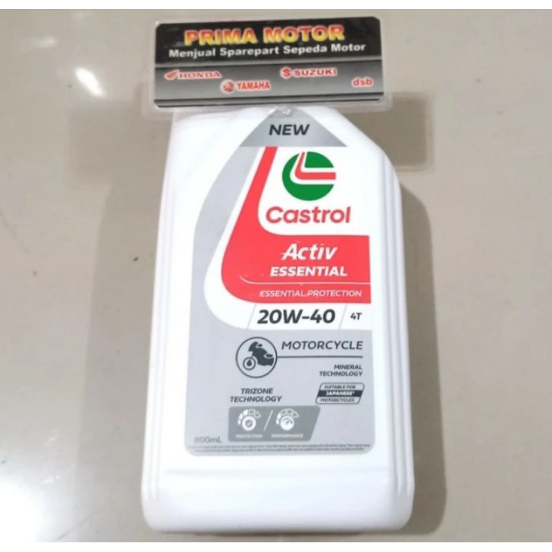 Jual Oli Castrol Activ Essential T W Ml Shopee Indonesia