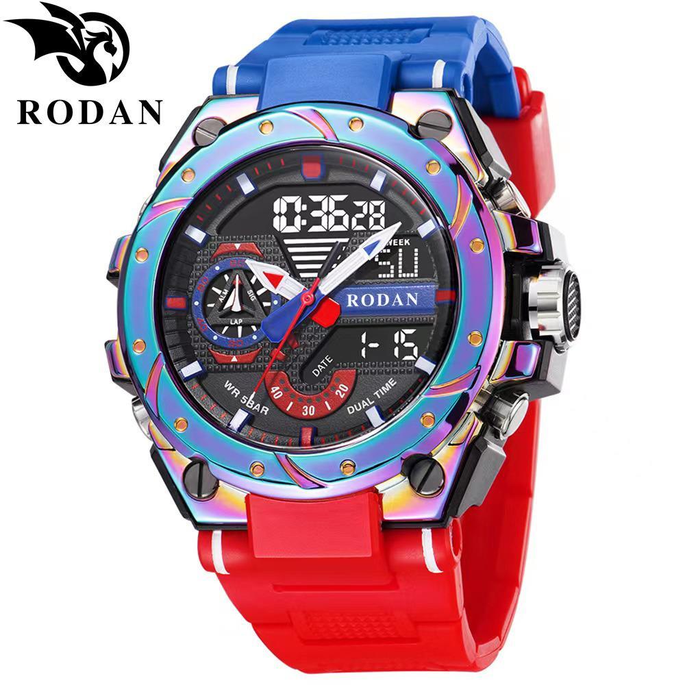 Jual RODAN Sport 8060 Original Arloji Jam Tangan Pria Dual Time Rubber ...