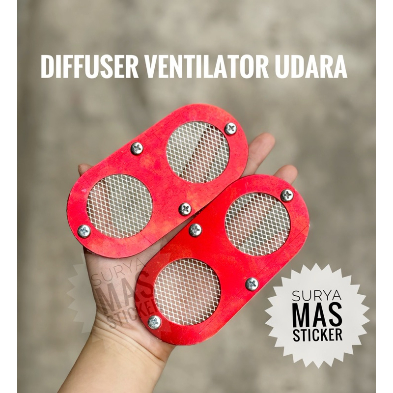 Jual diffuser air ventilator ventilasi udara motor universal | Shopee ...