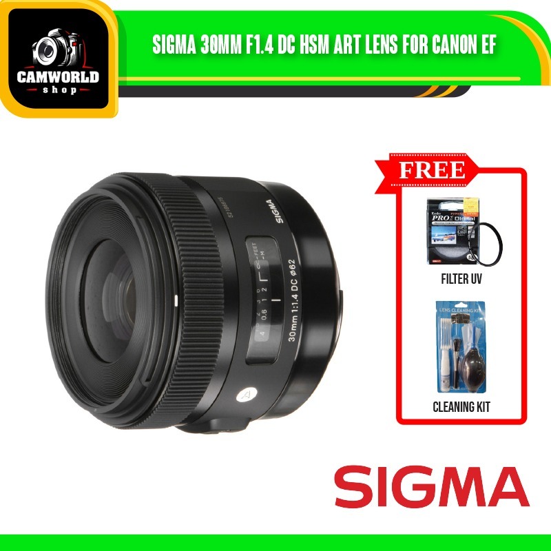 Jual Lensa Sigma 30mm DC HSM Art Lens for Canon EF Shopee