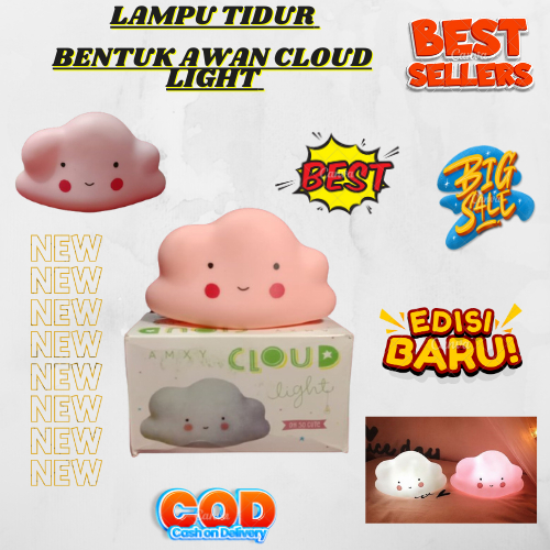 Jual BARU LAMPU TIDUR BENTUK AWAN CLOUD LIGHT Shopee Indonesia