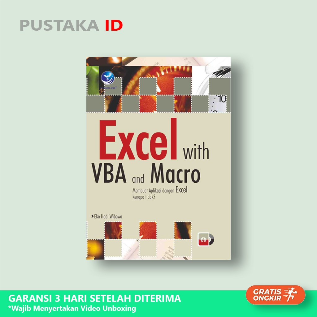 Jual Buku Excel With VBA And Macro , Membuat Aplikasi Dengan Excel ...