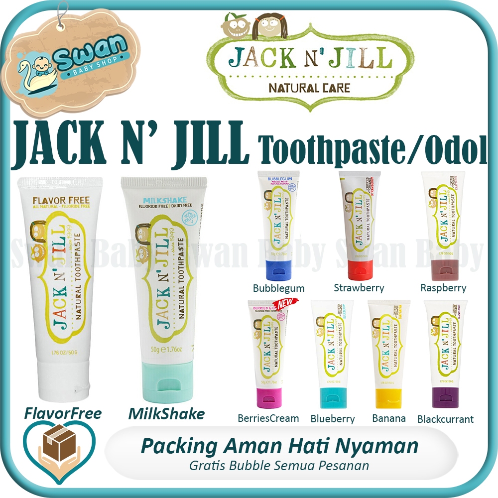 Jual Jack n' Jill BPOM Toothpaste 50gr / Odol Jack n Jill / JNJ - Swan ...