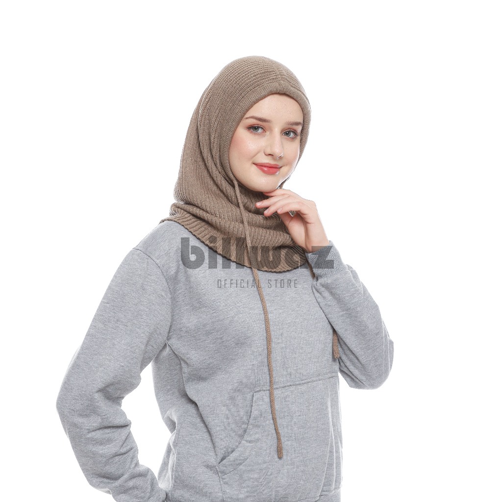 Jual Balaclava Rajut - Hijab Rajut Instan Tebal By Billwaz | Shopee ...