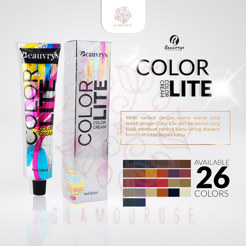 Jual BEAUVRYS COLORLITE COLOR CREAM 500ML | Shopee Indonesia