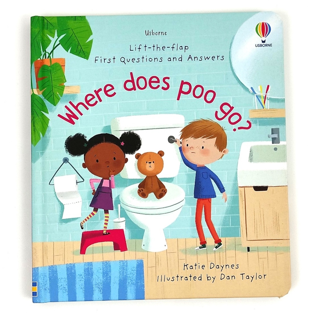 Jual Usborne First Questions And Answers Where Does Poo Go Board Book ...