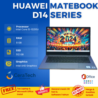 Huawei Matebook D14 Laptop, 14 inches FullView Display, 12th generation  Intel Core i5-1240P, 8 GB RAM, 512 GB SSD, Windows 11 Home, Mystic Silver,  D14-W5851P Online at Best Price, Notebook