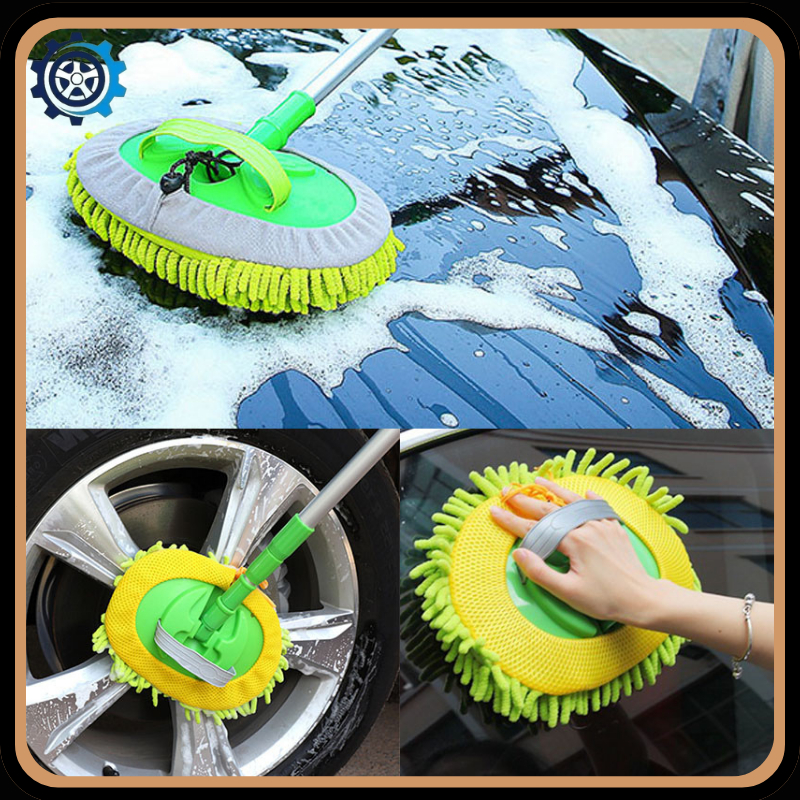 Jual Alat Sikat Cuci Mobil Microfiber Kemoceng Telescopic Car Wash ...