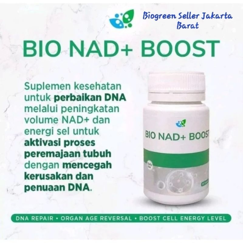 Jual Bio NAD+ BOOST Biogreen Science Suplemen Produk Australia Age ...