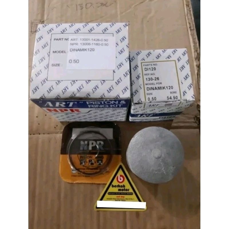 Jual Modenas Dinamik piston seher seker sekher ART japan dengan ring NPR japan/RIK japan