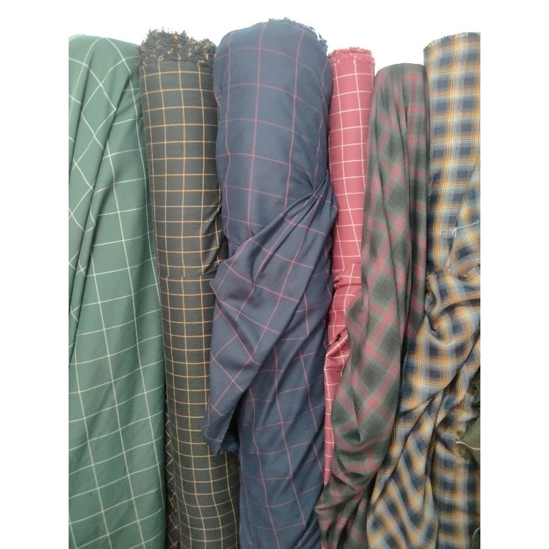 Jual Kain Meteran Flannel Motif Kotak Tebal Dan Lembut Shopee Indonesia