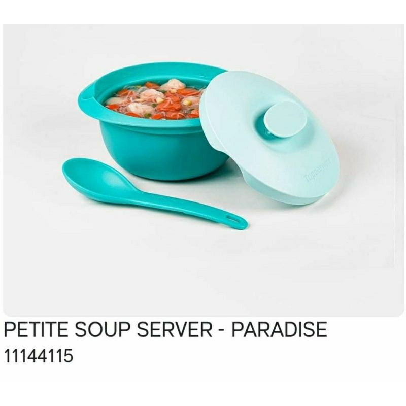 Jual Petite Blossom Soup Server With Deep Spoon,Tempat Sayur,Tupperware ...
